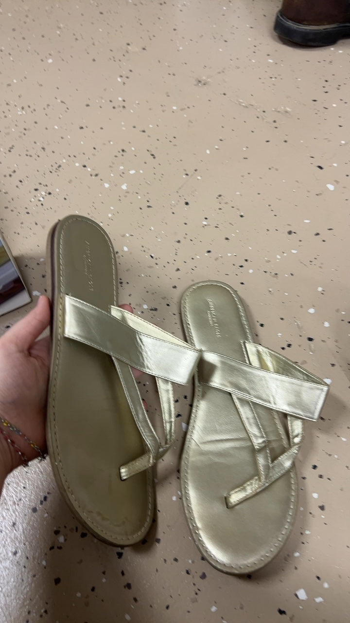 American Eagle Slippers 10 Gold