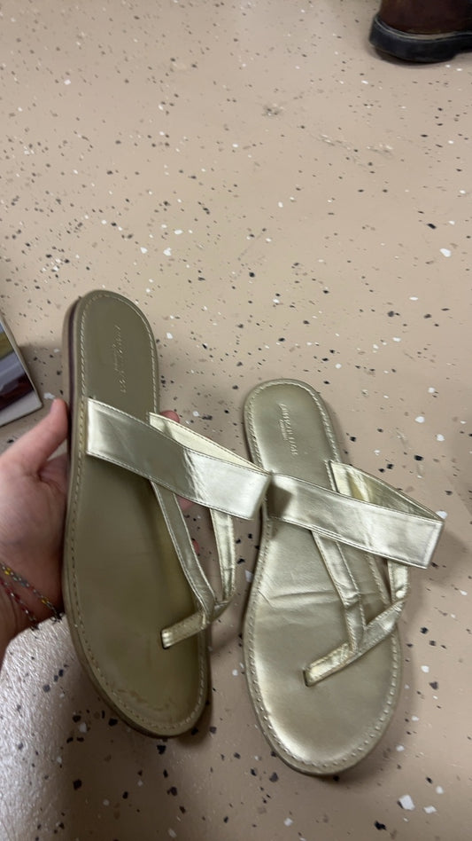 American Eagle Slippers 10 Gold
