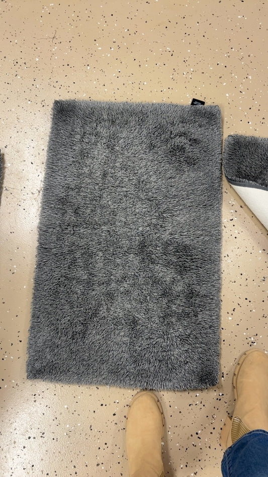 Bath rug Grey