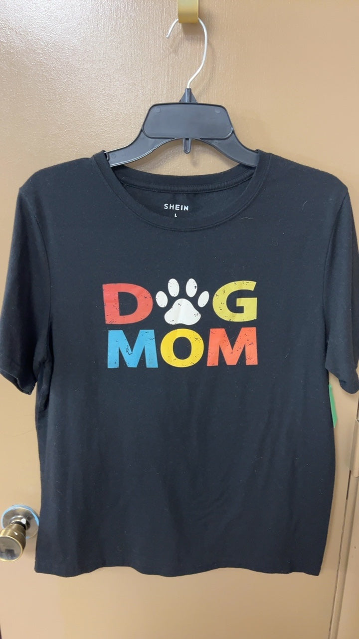 SHEIN T-Shirt Large dog mom