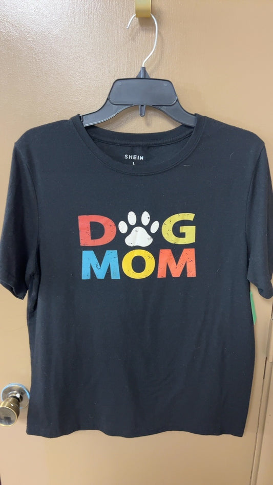 SHEIN T-Shirt Large dog mom