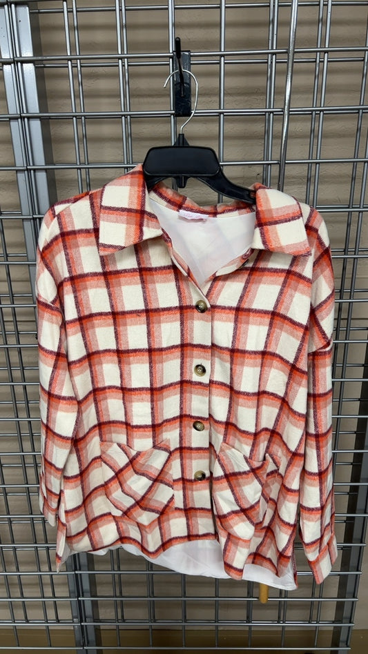 Pink Lily Shacket Small