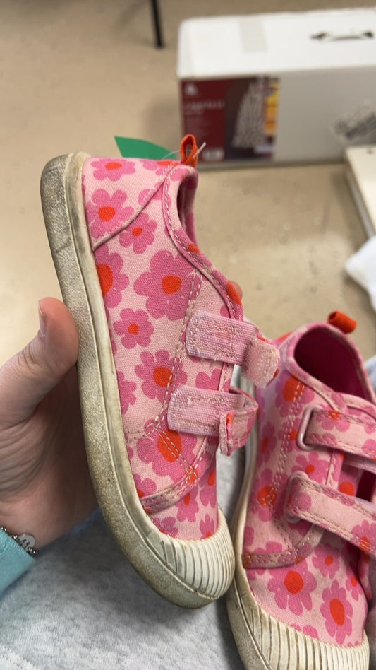 Pink Flower Sneakers 12