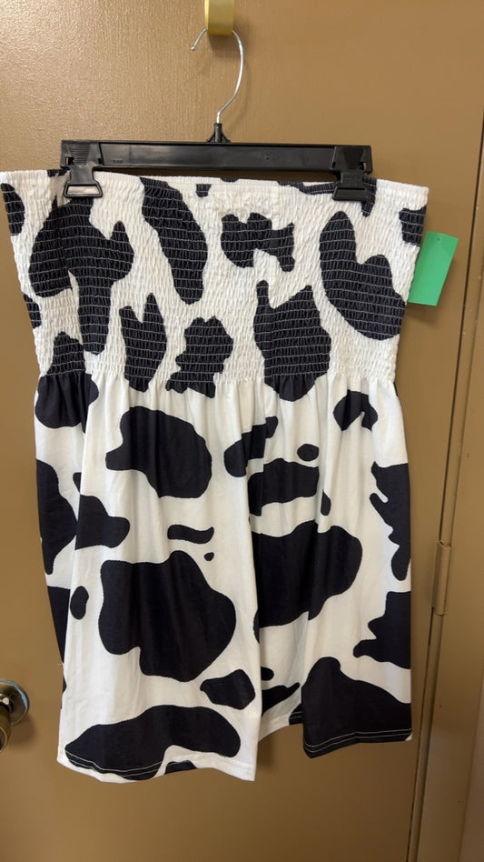 Skirt 2XL Cow Print 