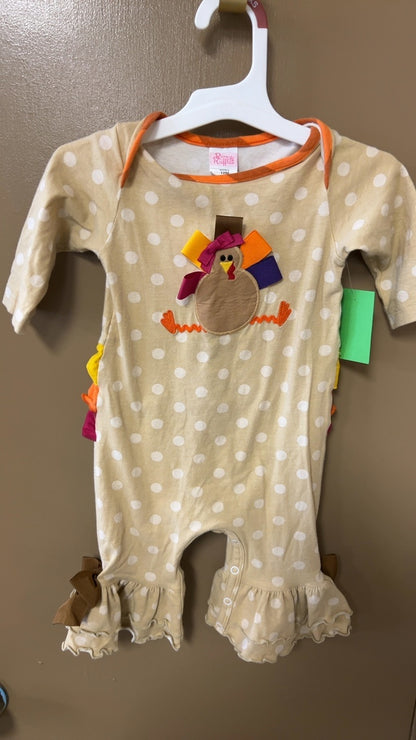 Ruffee Romper YOUTH 12m Turkey
