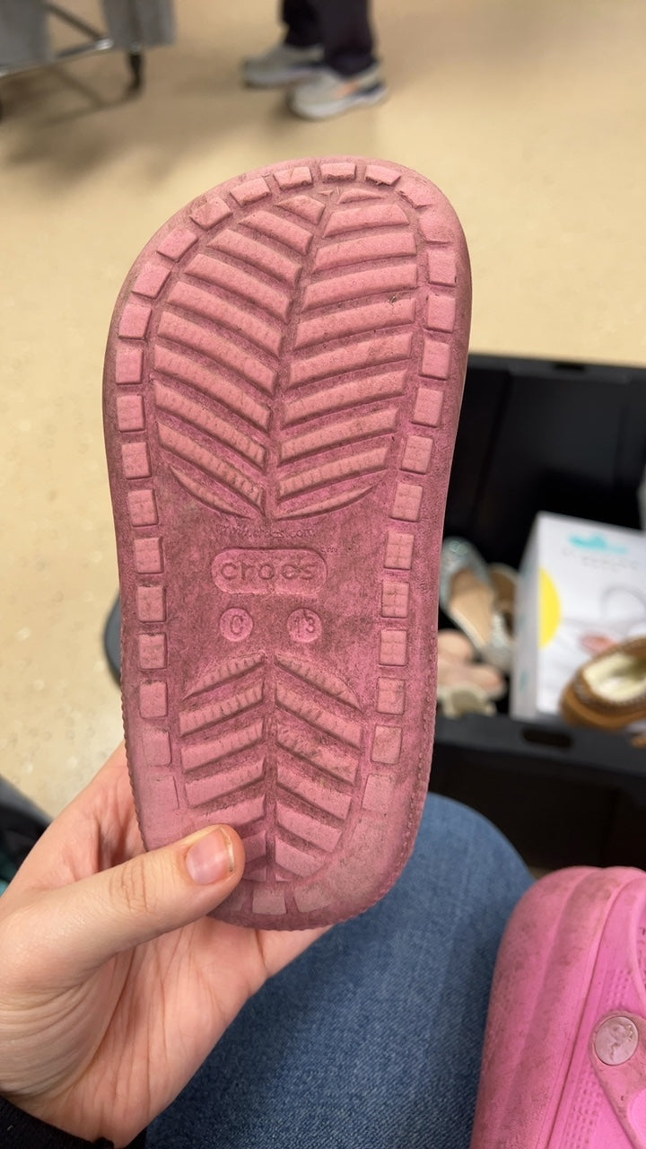 Crocs Slippers Youth 13 Pink
