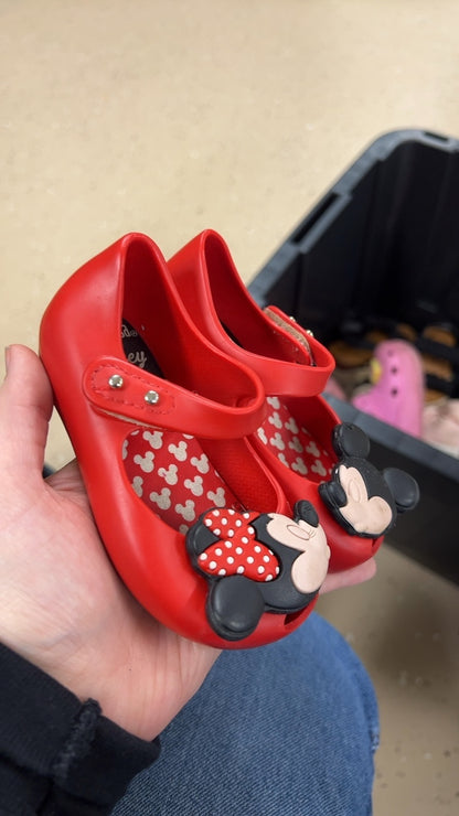 Mini Melissa Slippers Youth 6 Minnie Mouse
