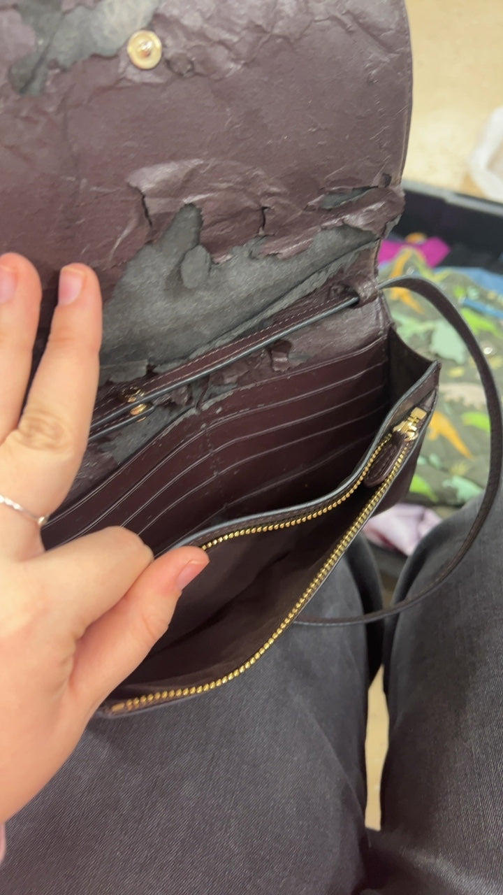 Coach Crossbody (interior damage)