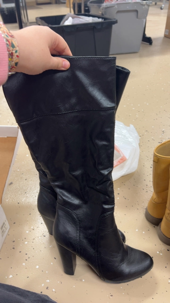 Tall Black Boots 9