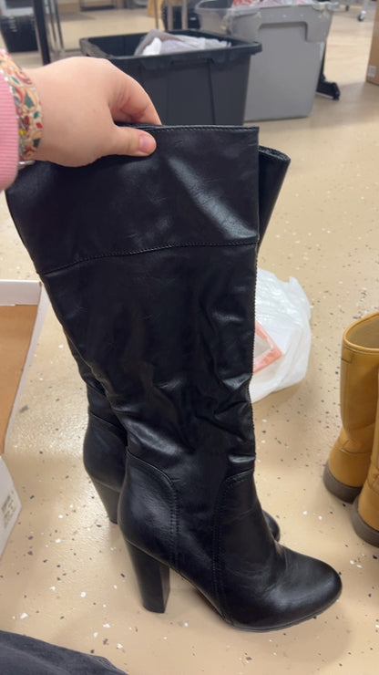 Tall Black Boots 9