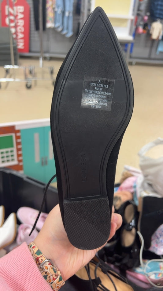 Express black flats Shoes 8