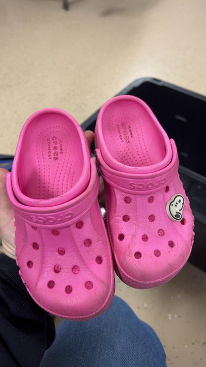 Crocs Sandals Youth 12 Pink 