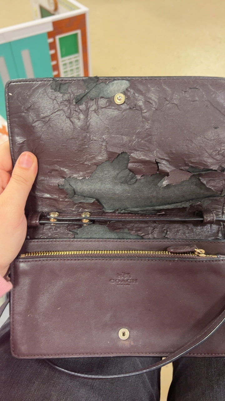 Coach Crossbody (interior damage)