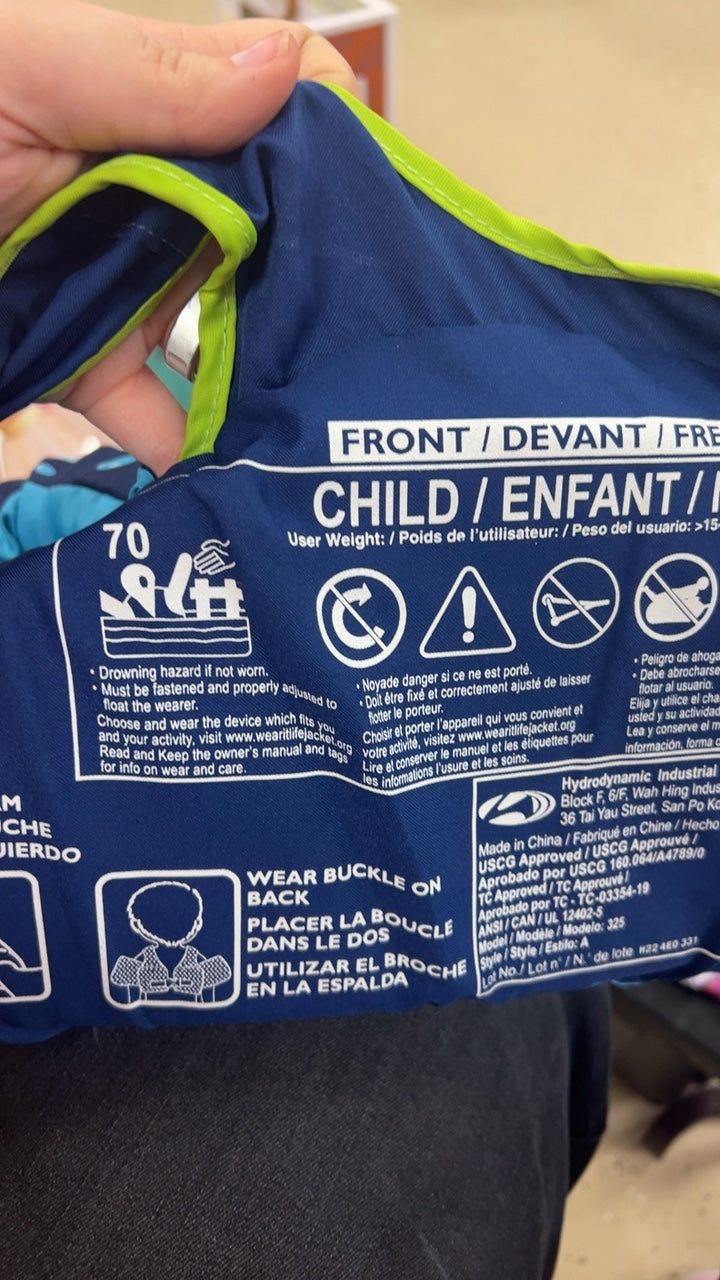 Speedo life vest infant 