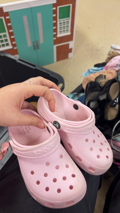 Crocs Slippers Youth 10 pink