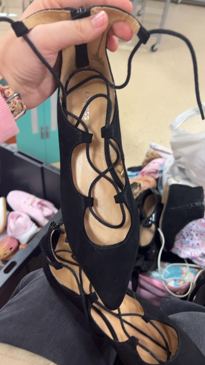 Express black flats Shoes 8