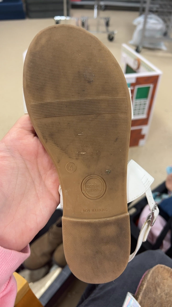 White Sandals YOUTH 4