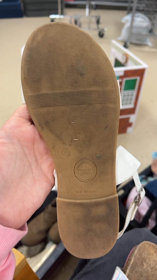 White Sandals YOUTH 4