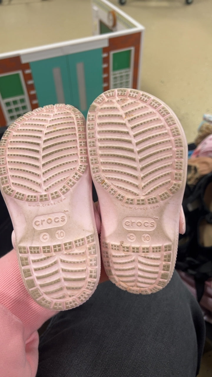Crocs Slippers Youth 10 pink