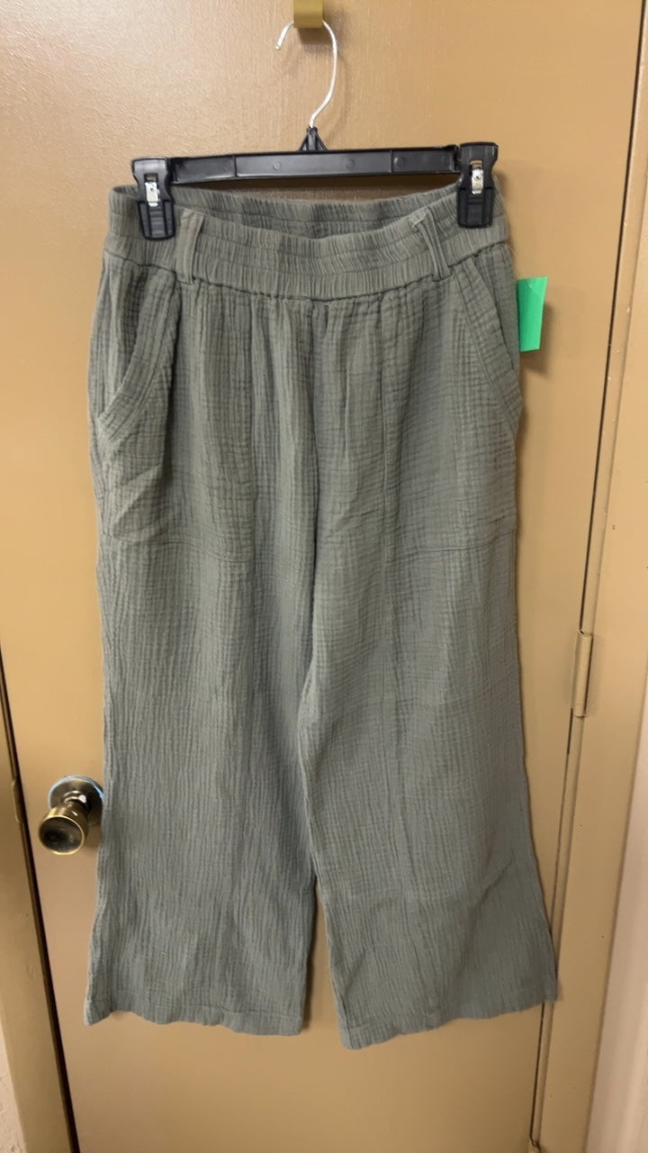 Twill Green Pants Large