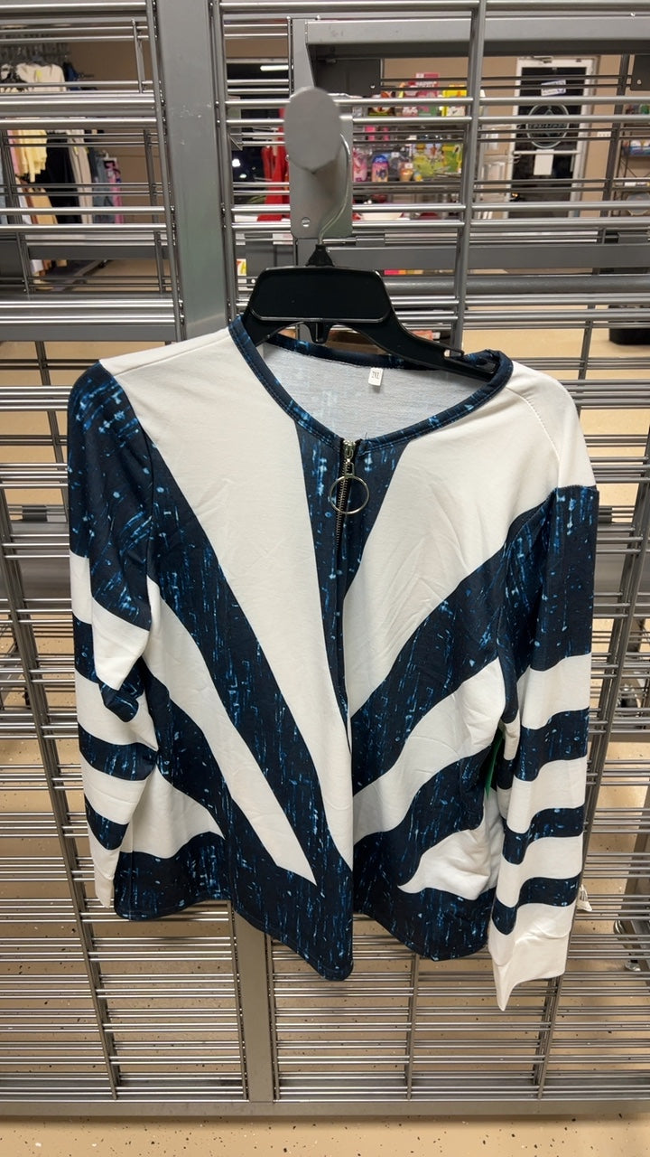 Blue design Top 2XL