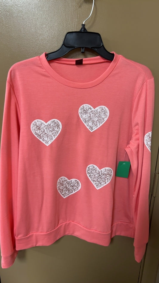 SHEIN heart Sweatshirt XL