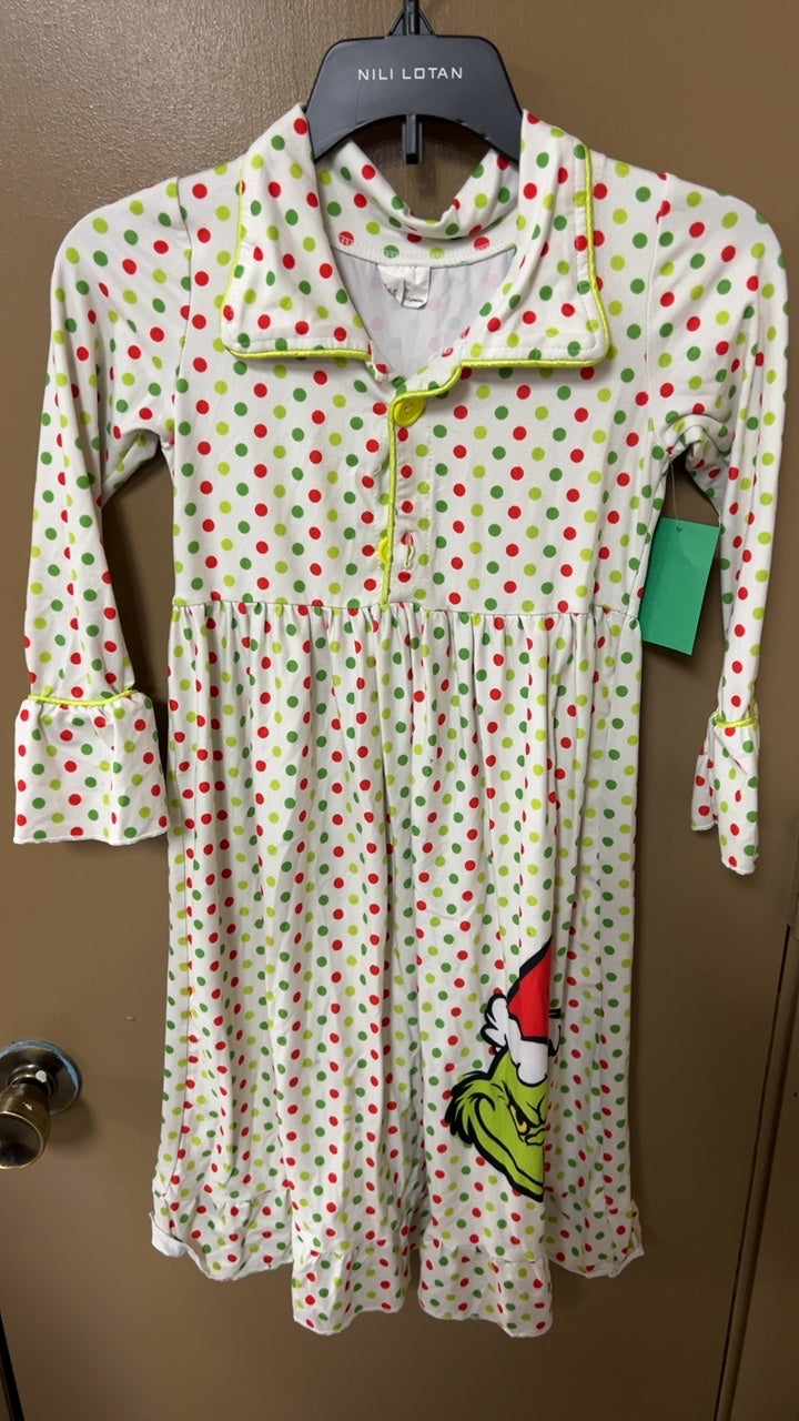 Grinchy Dress YOUTH 3t