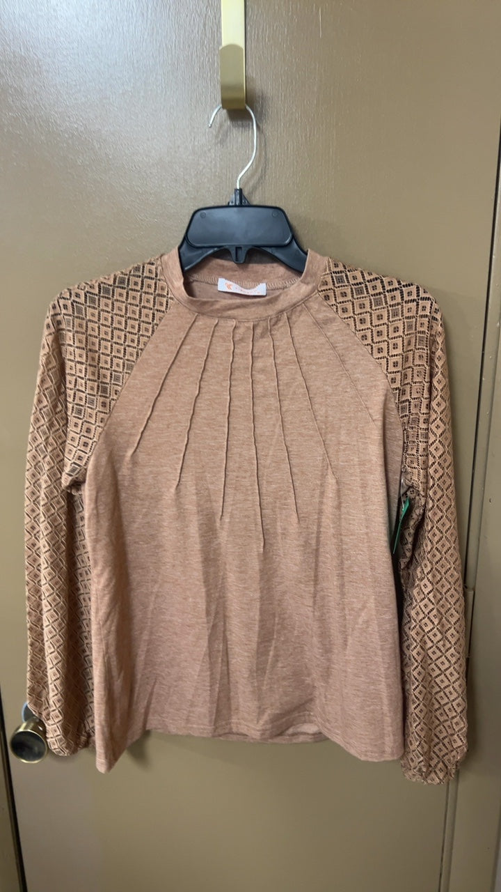 Beige Detailed Sweater Medium