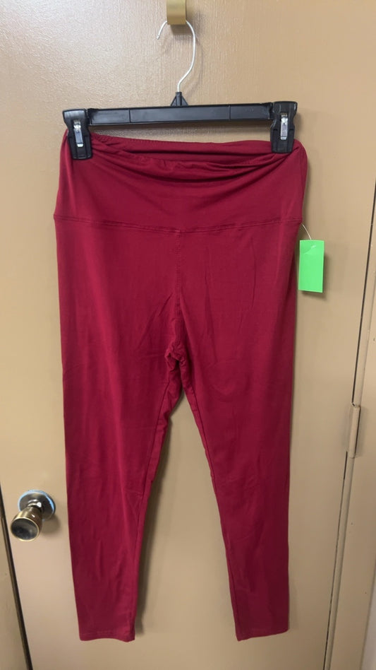 Leggings Maroon Large