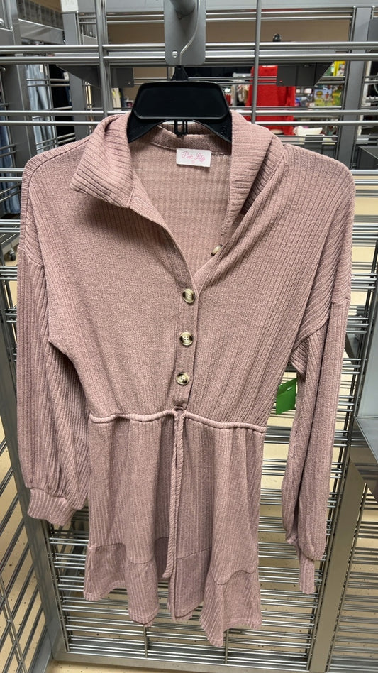 Pink Lily Dress Small