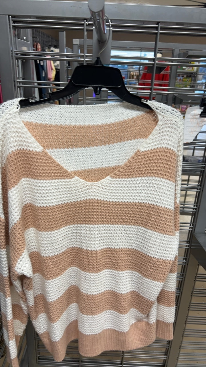 Stripe Sweater XL