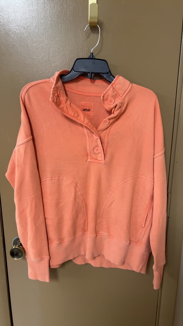 Aerie Coral Sweatshirt XS