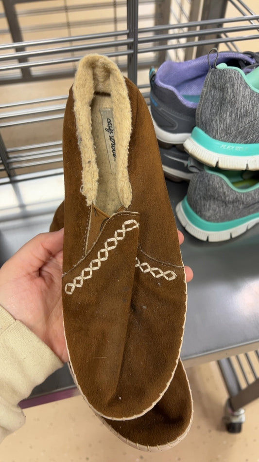 Brown Slippers 9.5