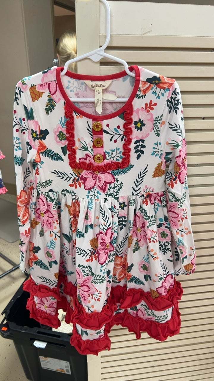 Matilda Jane Dress Youth 6 Floral