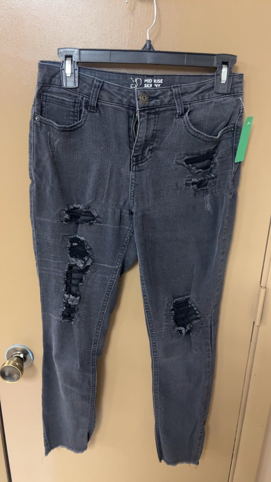 Mid Rise Skinny Pants 9
