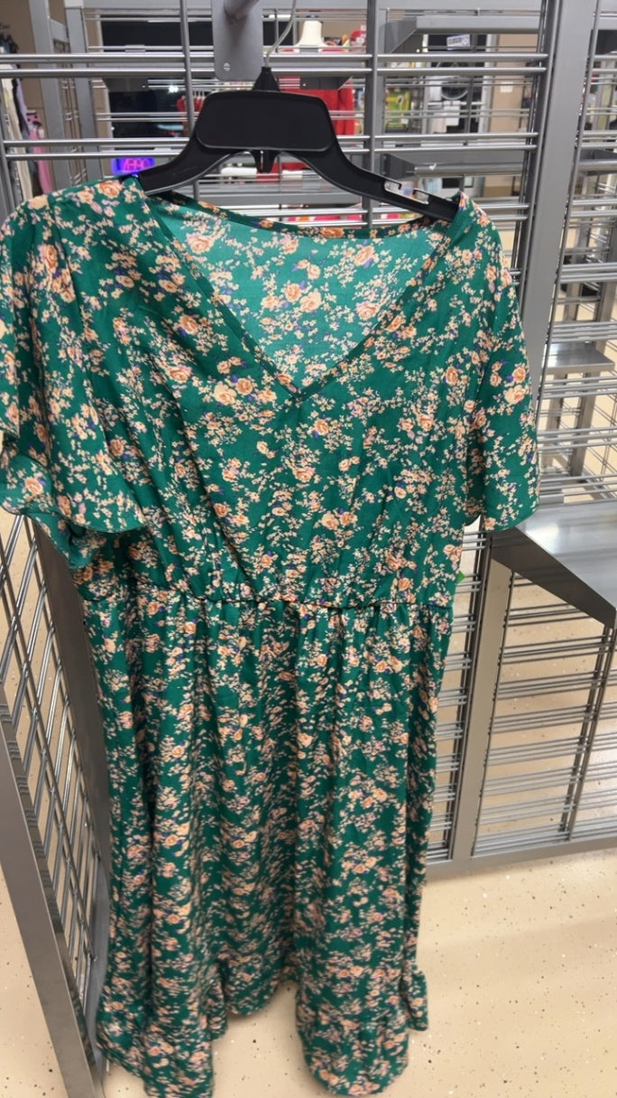 Green Dress 2XL