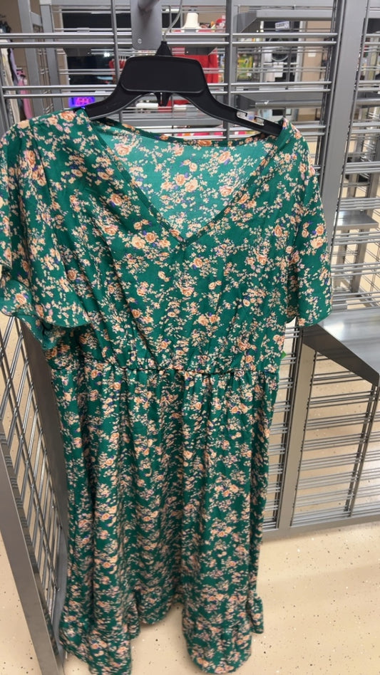 Green Dress 2XL