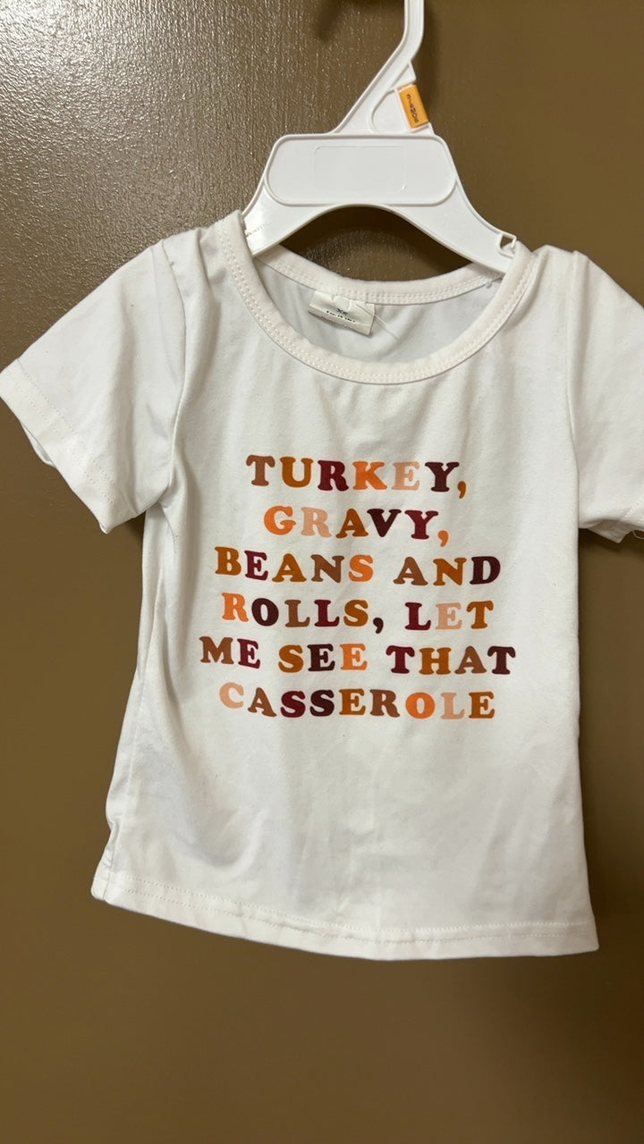 Thanksgiving T-Shirt YOUTH 12-18m