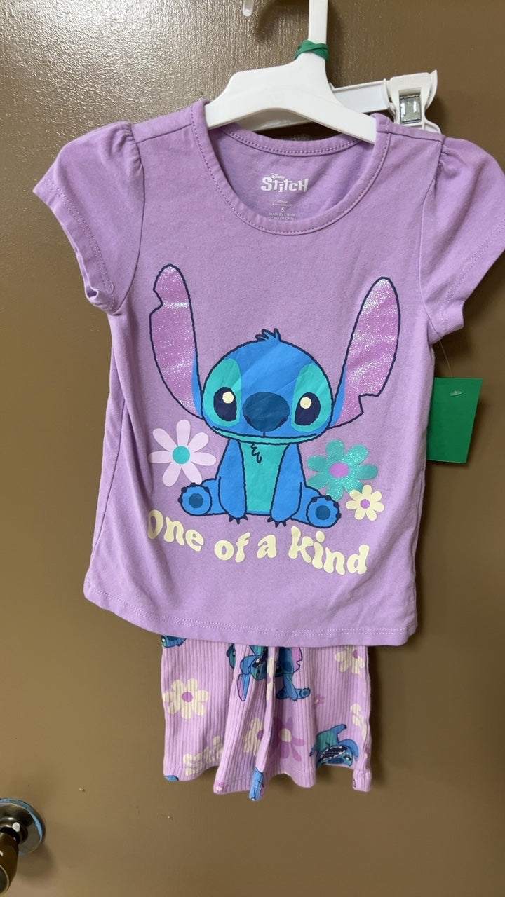 Disney Stitch PJ Set Youth 5