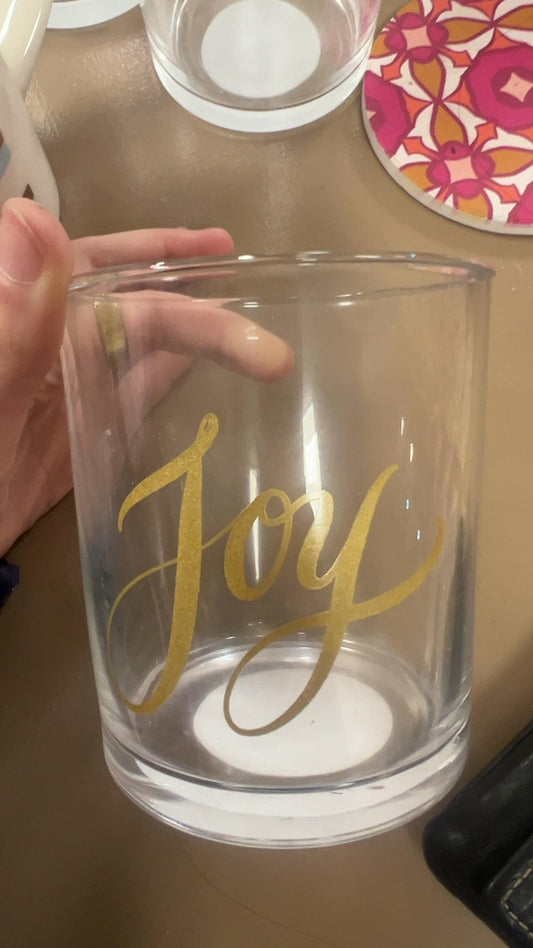Joy Glass Tumbler