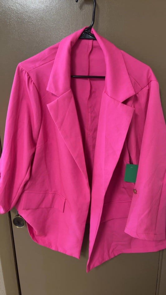Pink Blazer 3XL