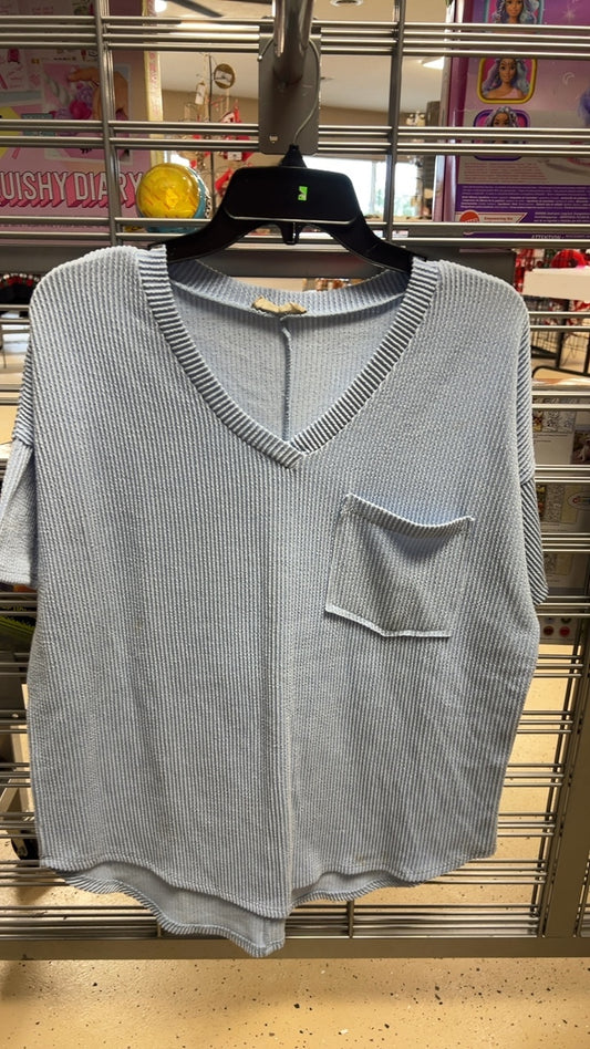 Blue Sweater tee Small