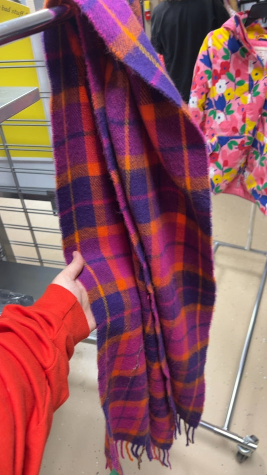 Purple blanket Scarf