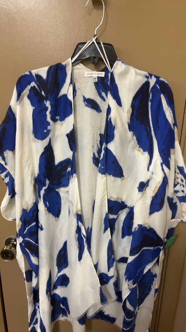 Woven Heart Kimono One Size