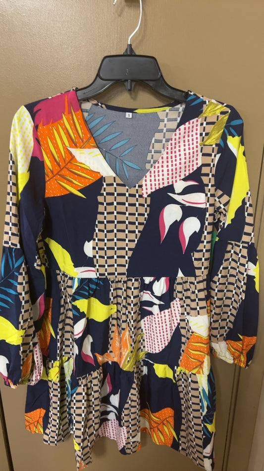 Tropical Dress Small