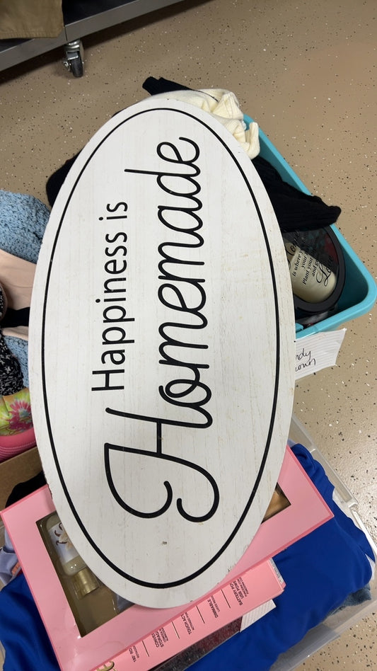 Happiness Decorative Sign