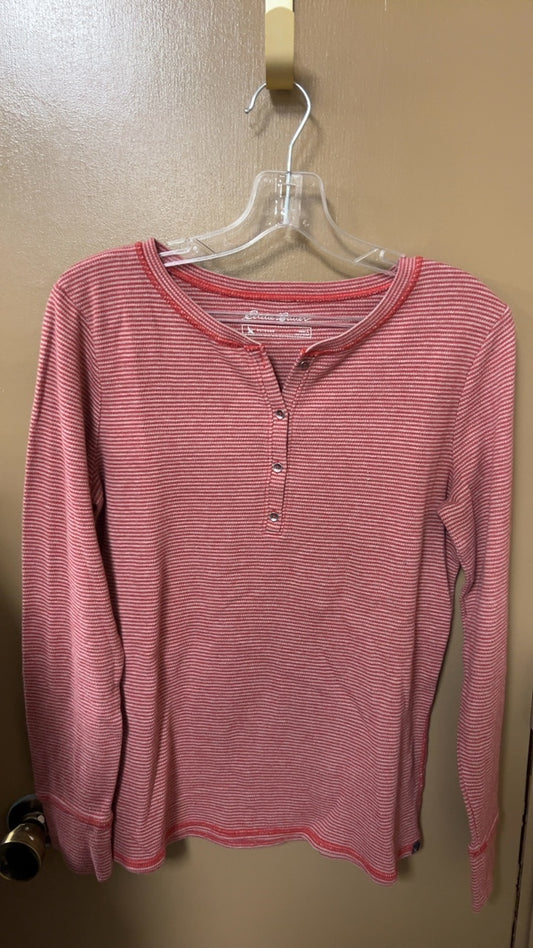 Eddie Bauer Henley Shirt Large
