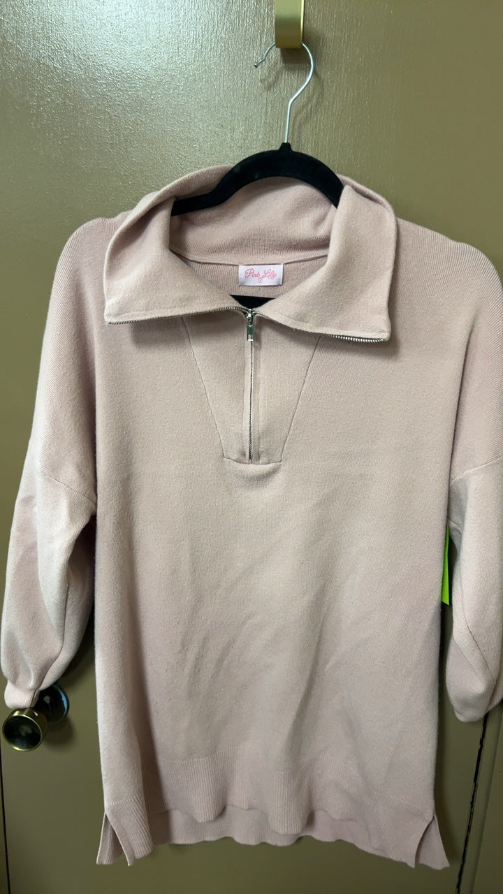 Pink Lily Sweater Small