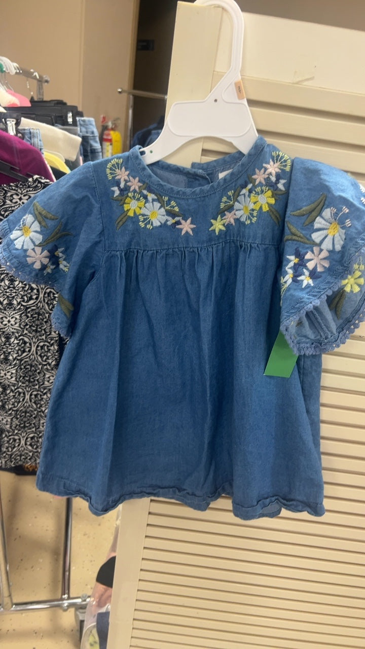 Floral Blouse Youth 2T