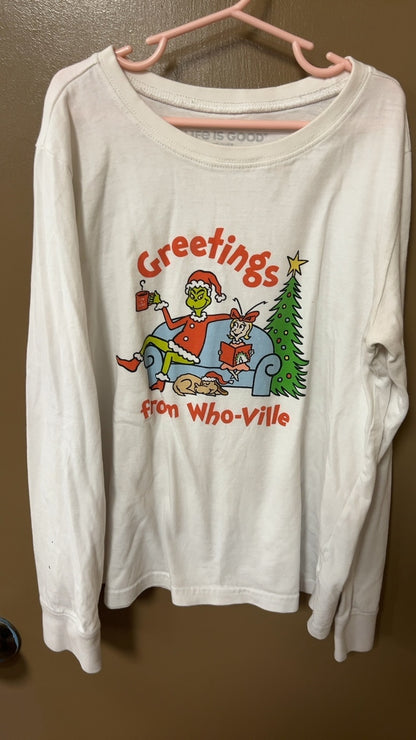 Life is Good Sweatshirt Youth XL